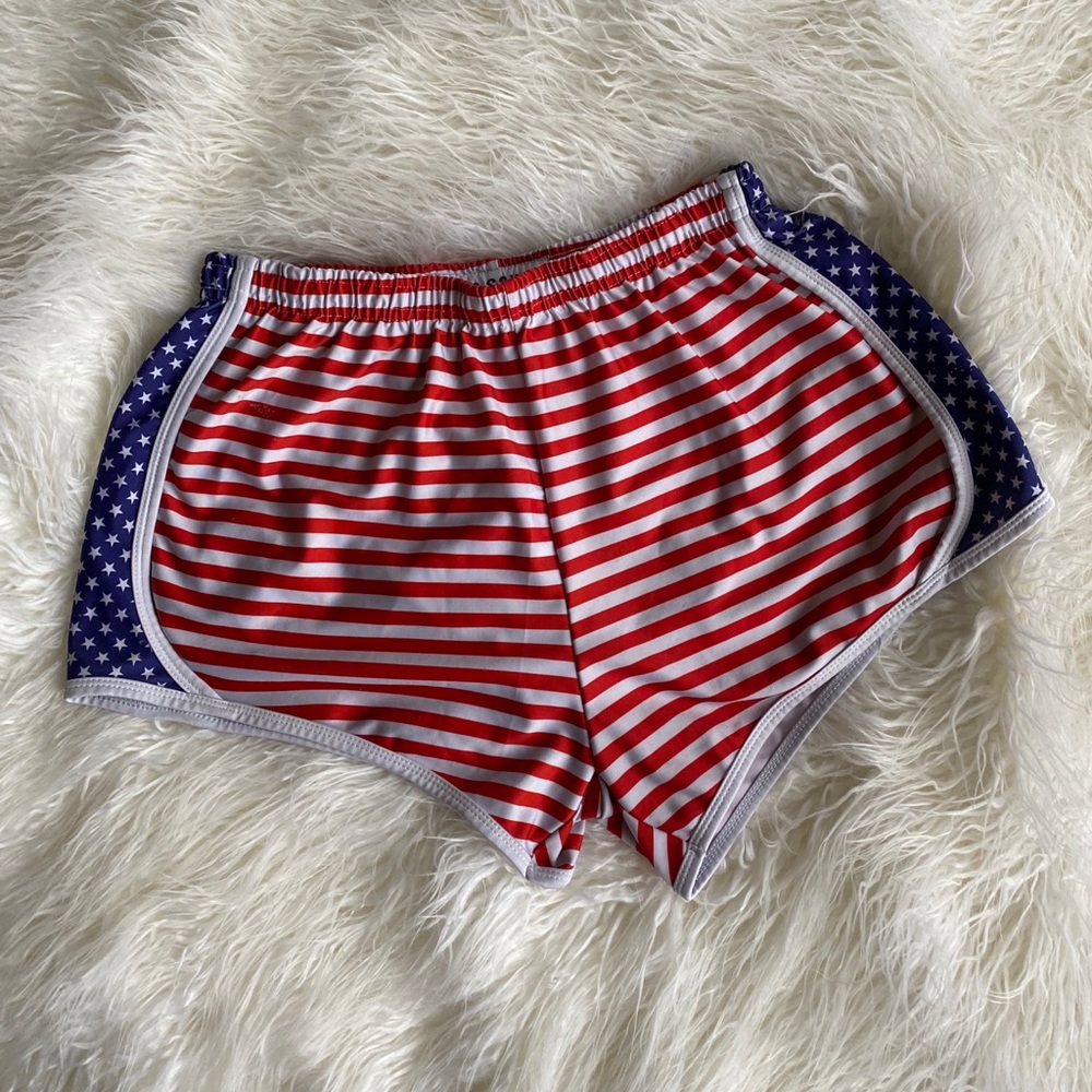 Kara’s & Co USA Flag Shorts